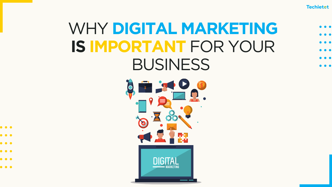 Business team analyzing digital marketing strategy on laptop with charts and analytics displayed.